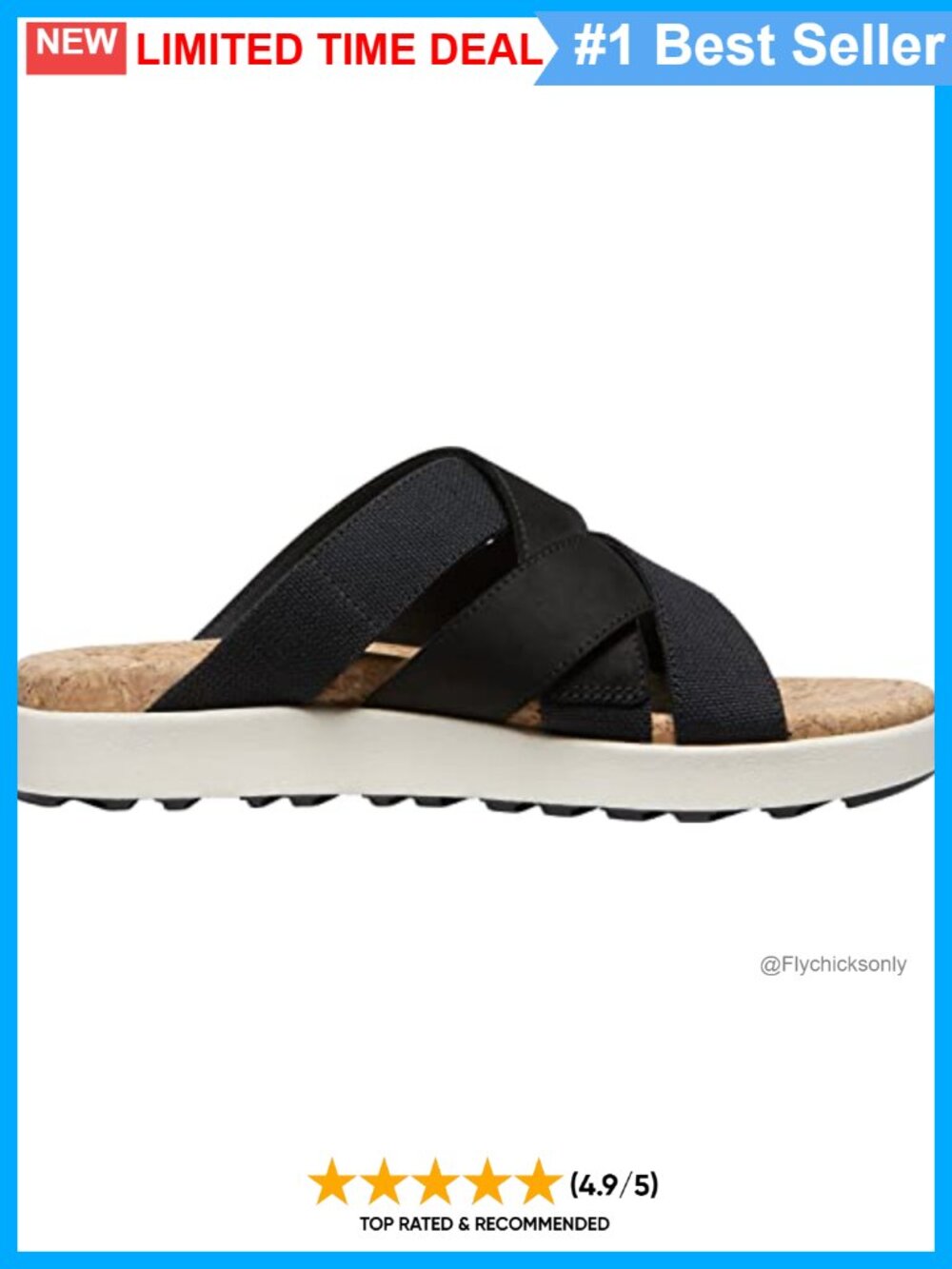 KEEN Elle Mixed Slide Oiled Leather Slip On Platform Sandal - Picture 4 of 6